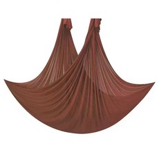 플라잉요가 설치 가정용 집에서 플라잉 홈트 해먹 스트레칭, A. 브라운 7m 새틴