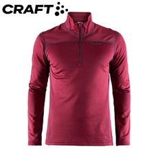 CRAFT 男 長袖拉鏈中層衣