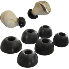 Jabra Elite 75t/65t/Active/7 Pro/Elite용 폼 이어팁 3개 Active 이어버드 교체용 메모리 팁 충전 케이스에 쏙 블랙 LMS, Jabra Elite 75t/65t/Active/7 P