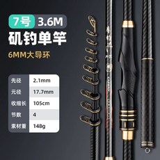 릴찌 낚시대 유터 갯바위 릴찌낚시대 섹션 찌 이소대, Z. No 7 36m 싱글로드팁