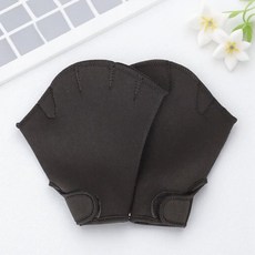 수영 훈련용 장갑 네오프렌 웹 웨빙 피트니스 방수 다이빙용 손목 스트랩, 5. Size S Black