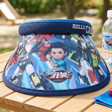 헬로카봇17 마이티캅스X 패트롤가이 핀캡 아동 썬캡 유아용 햇빛가리개 모자