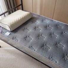 사이즈 매트리스 1인 60x120cm 접이식토퍼, 항균 라텍스 (버터플라이 그레이 6 cm)