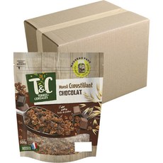 巧克力穀物脆片, 3包, 500g