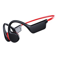 X7 真骨傳導藍牙耳機 (IPX8防水), 黑紅