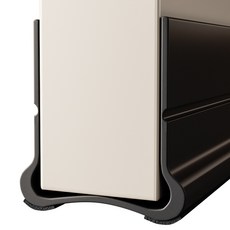 門底密封條 防風保暖隔音條 門縫擋條 柔軟PVC材質 易安裝, 1個