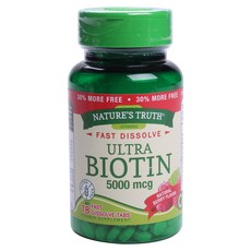 NATURE'S TRUTH 綠萃淨 Ultra Biotin口溶錠, 78顆, 1罐
