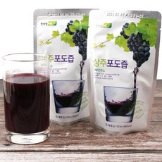 청년농부 상주 포도즙 100% NFC 저온 착즙, 100개, 110ml