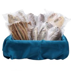 밥강도 수산물 선물세트1호(갑오징어오징어고등어가자미중하새우살), 1개