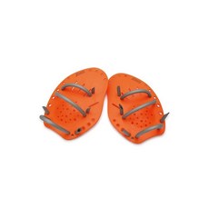 미국출고 평점4.5+ 237375 ZOGGS Unisex Adult Matrix Swimming Hand 패드dles | Swim Training to Improve Strok, Orange/Grey