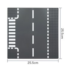 미니 블럭 도시건물 가게 조립 미니어처 32 도트 플라스틱 베이스 플레이트 빌딩 블록베이스 시티 뷰 교통 도로 강 해안 피규어 건설 장난감 선물, [02] T shape