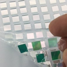 광학 렌즈 필터 520nm 협대역 녹색 제조업체 반사 통과 크기 8x8x1.0mm, 03 Square  8x1mm