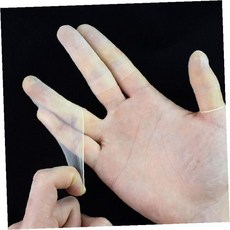 사무실용 라텍스 손가락 보호캡 문서작업 지문방지 미끄럼방지 골무 핑거캡 사무용품, 1개, 02라텍스골무50개입-M