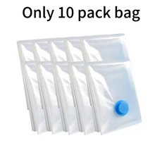 1-10PCS 의류 보관용 진공 가방 및 펌프 커버 대형 플라스틱 압축 빈 여행 액세서리 용기, 02 30x50cm, 02 only 10 pack bags, 1개