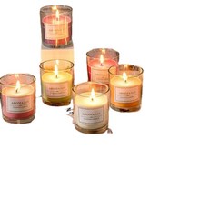 Crystal Manifestation Candle PROTECT YOUR PEACE 手工無煙大豆蠟燭, 小號無晶石彩杯 隨機色1個, 如圖