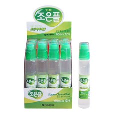 (조은풀) 물풀 65ml 낱개 액체풀 투명풀 문방산업사, 단품