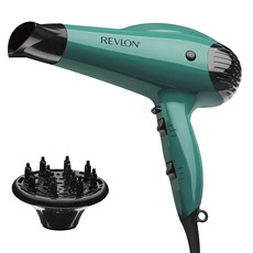 Revlon 볼륨 부스터 헤어 드라이어 | 볼륨감 있는 리프트 및 바디용 1875W 그린 152711
