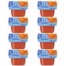 Gerber 거버 1단계 퓨레 당근, 16개, 56g