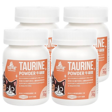 DOG CAT STAR 汪喵星球 牛磺酸 進口大正製藥 視網膜 腦部保健 心臟 神經系統支持, 維持視力健康, 70g, 4罐