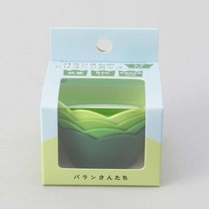 可愛造型便當分格盒，多尺寸選擇，安全無毒可重複使用, 小草圓型, 4P