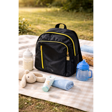 유아 소형 백팩 아기 미니 가방 블랙, 검은색