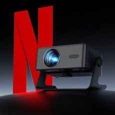 Wi-Fi6Bluetooth5.4 프로젝터 가정용 소형 천장 시즈네[Netflix·Prime Video·YouTube 앱