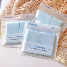 KINBATA 地板清潔片 30片入 適用多種地板 輕鬆拖地, 1個