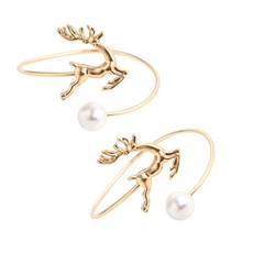 2Pcs 메탈 커튼 타이백 부드럽고 우아한 창문 커튼 타이, Gold