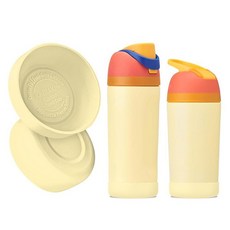 2Pcs Silicone 보틀 Boot for Owala Kids Water 보틀s Compatible FreeSip 16oz 12oz Tumbler 15oz Flip 14, Misty Horizons_163142