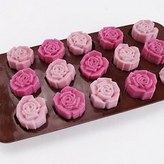 실리콘몰드 만개장미(미니)-15구, 1개