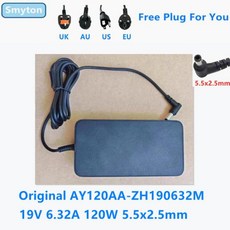 AOYUAN 19V 6.32A 120W 5.5x2.5mm AY120AA-ZH190632M ming Q3 Pro 프로젝터 전원 공급 장치 용 AC 어댑터, 01 with AU Plug