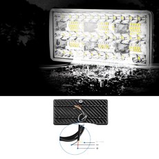 중장비 굴삭기 화물 200W 작업등 126LED 초강력 써치라이트, 본상품선택, 1개