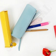 가죽 필통 만들기 1SET 고등학생필통 공예재료, 스카이블루, 1개