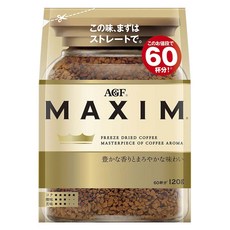 AGF MAXIM 箴言金咖啡粉補充包, 120g, 1包, 1包