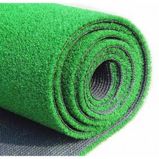 台灣製雪橇專用加強草皮，健身房仿真景觀高爾夫人工草皮，耐磨易清潔, 綠色, 1件, 1米*20米