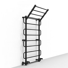 博迪威 多功能室內肋木架, 博迪威-室內金屬肋木架-黑色, 1個