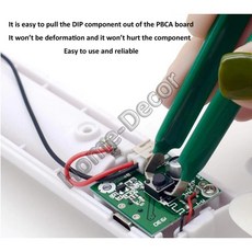 PCBA 보드 칩 리무버 부품의 IC DIP 구성 요소 용 클램프 클립 PCBA 보드 수리 용 풀러 캐리어 구성 요소, 01 1  PCS, 1개