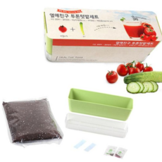 채소기르기 배양토 오이 방울토마토씨앗 플랜터 세트, 본상품