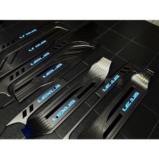 LEXUS LM 專用 LED 門檻 迎賓踏板 (藍光) 8片式