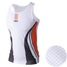 비오스리빙 MC-HY 프라임 K-매쉬 민소매 이너웨어 남녀공용 자전거 상의 져지