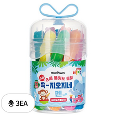 문화연필 더존키즈 쓱 지오지네 슈퍼워셔블 마카, 12색, 3세트