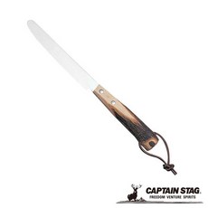 鹿牌 原木柄牛排刀M-8565【露營狼推薦】原木手柄舒適好握，刀刃鋒利耐用，露營野餐必備, 1個, 原木色