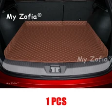 가죽 자동차 트렁크 매트 카고 라이너 BYD 시리온 5 DM-i 2025 2026 자동차 트렁크 카펫 내부 액세, 02 F