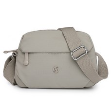 Rainbow Bag 輕量貝殼包 時尚百搭 多色可選 女士斜背包, 灰色