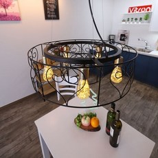 팬던트 세레노 5등 블랙 전등 주방 거실 인테리어 60w국내산 식탁등 방등 조명 모듈 50w led dew244BQ
