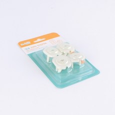 제오오스토어 감전예방 220V 안전커버4P 가정용 감전방지 캡 사고방지, 1개