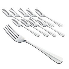 RAONNURI Pure Light不鏽鋼甜點叉+孩童叉, 單色, 10入