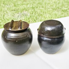 R 예조 도자기 소금통 소금단지 옹기도자기 이천도자기 옹기항아리 장독 미니항아리 테라리움키트 미니도자기 현관소금단지 도자기양념통 소금단지항아리 미니옹기 정원꾸미기 한국전통선물, 1개