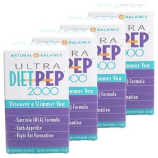 NATURAL BALANCE Ultra Diet Pep 2000素食膠囊, 60 件, 4個