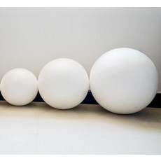 초대형 스티로폼공 원형볼 스치백구 만들기 스치로폼공, 크림화이트 25mm 200개 1팩, 1개, 1cm